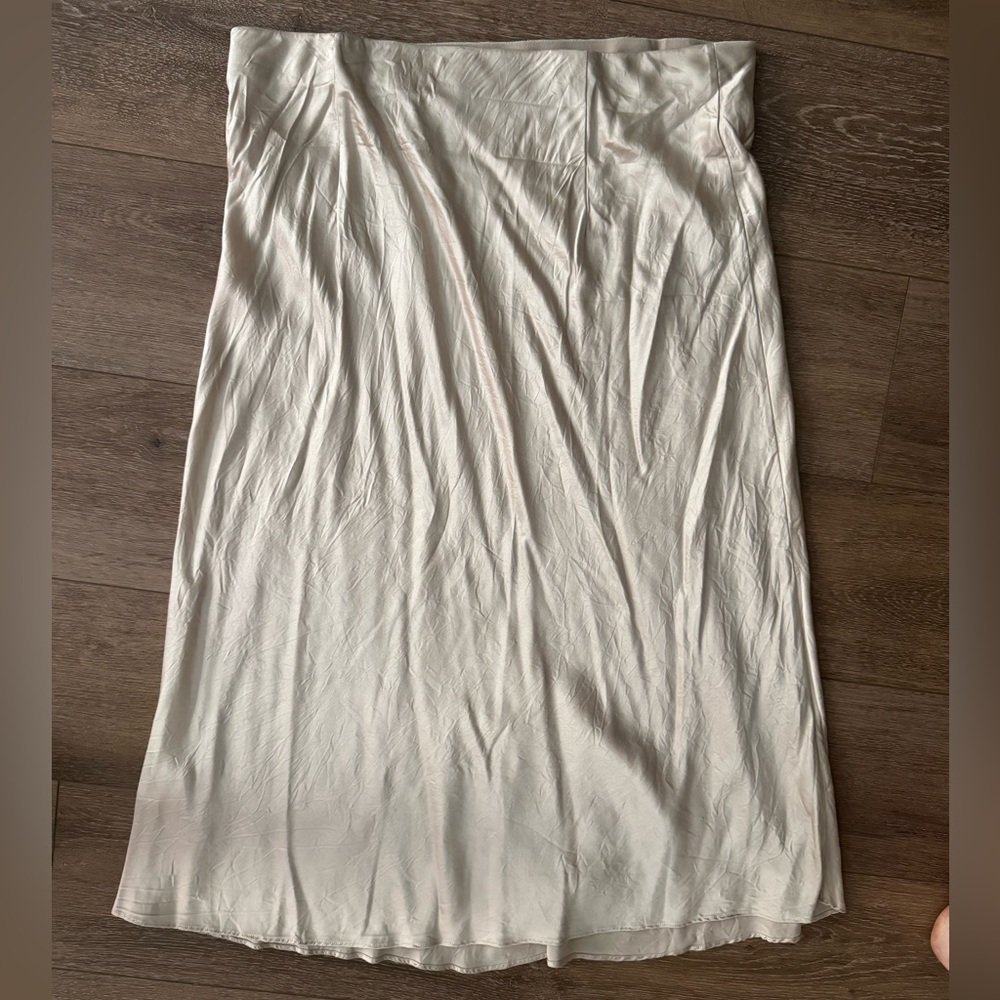 Quince Silk Midi Skirt - Picture 2 of 3